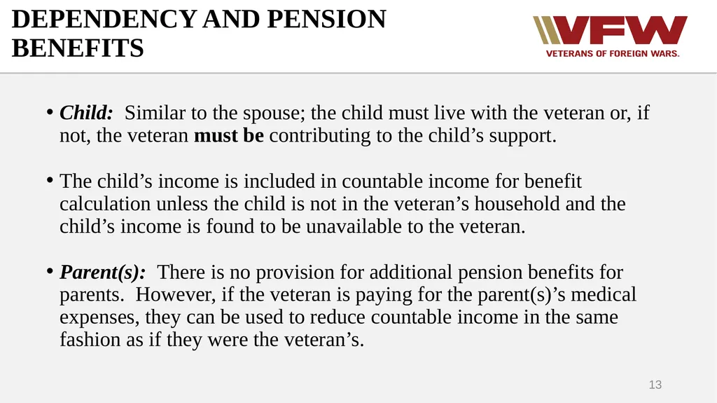 DEPENDENCY Why we add dependents Who can be - slide 13 of 35