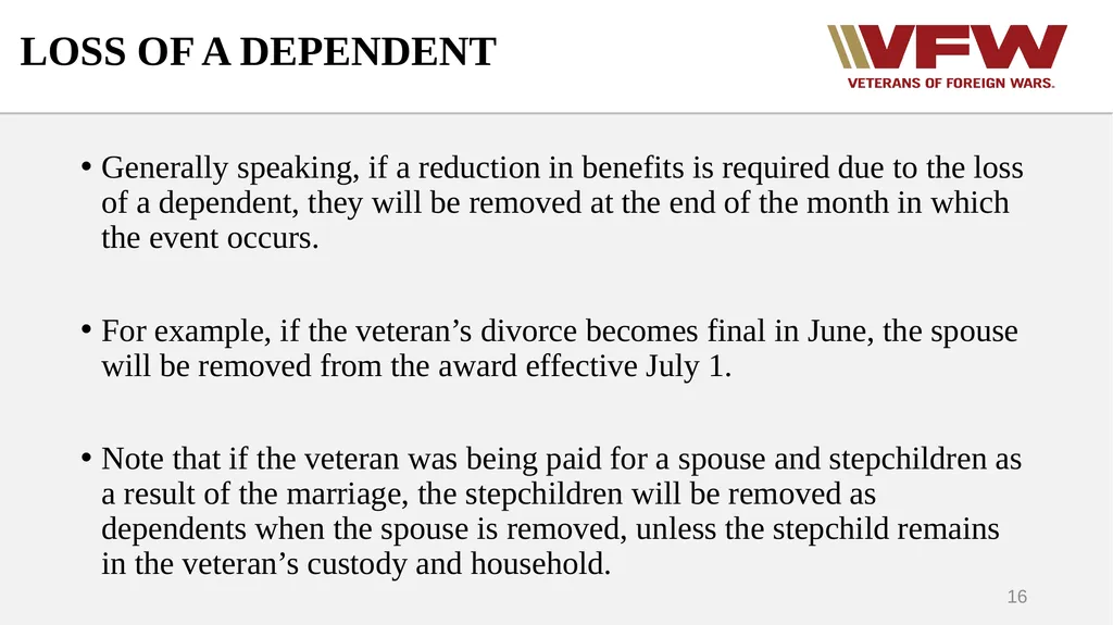 DEPENDENCY Why we add dependents Who can be - slide 16 of 35