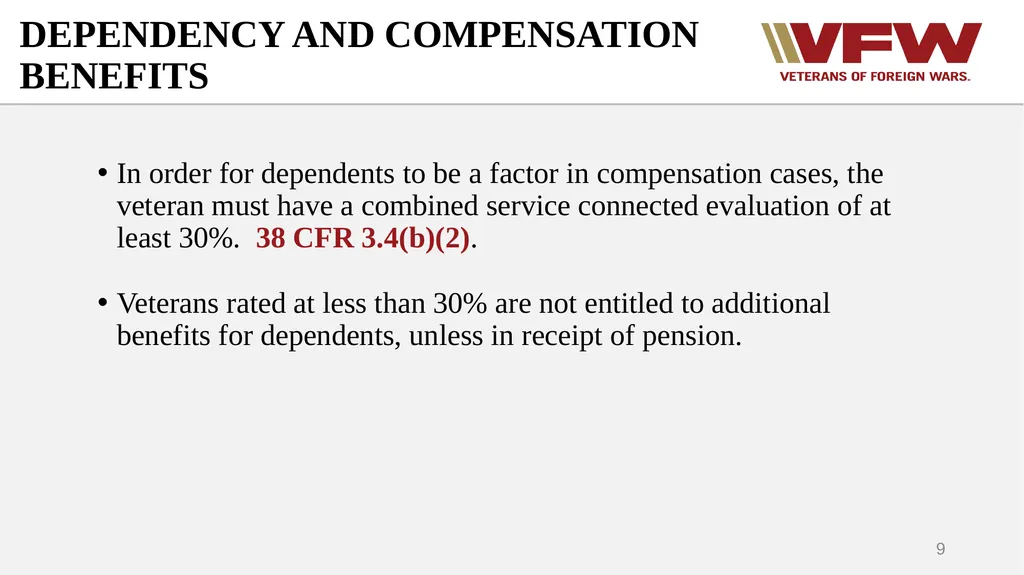 DEPENDENCY Why we add dependents Who can be - slide 9 of 35