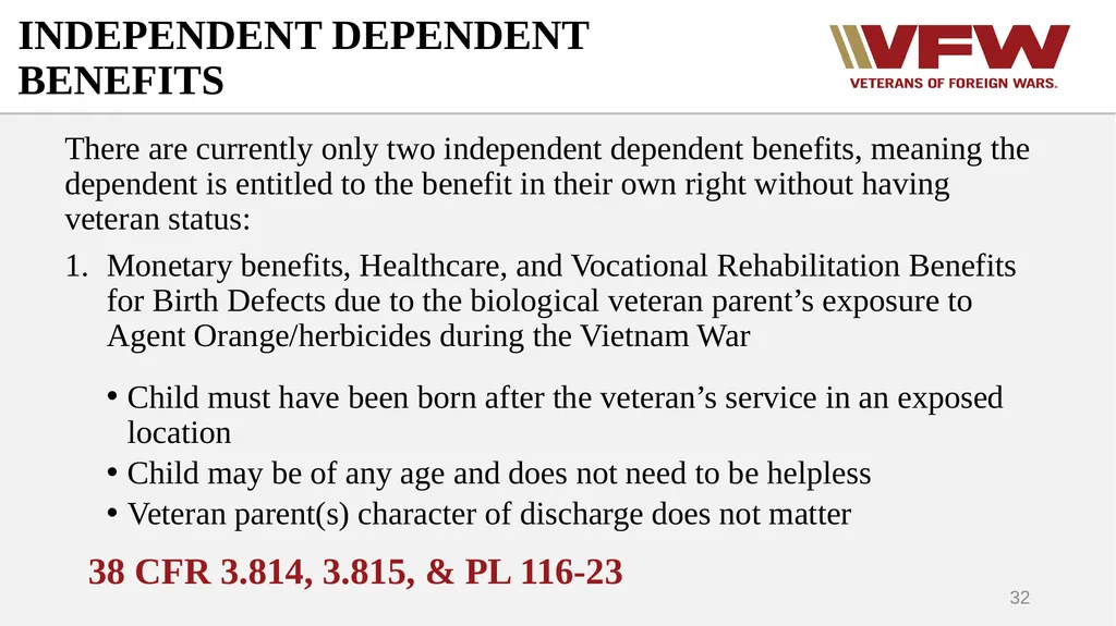 DEPENDENCY Why we add dependents Who can be - slide 32 of 35