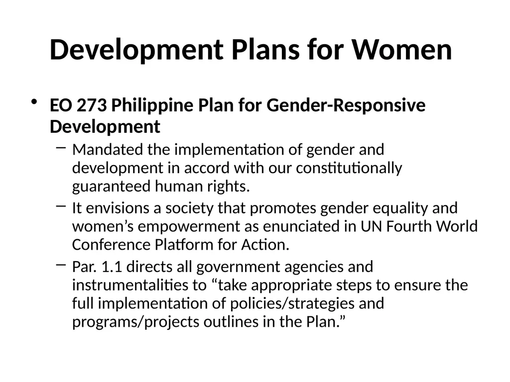 GAD LEGAL MANDATE Gender Sensitivity Training - slide 84 of 87