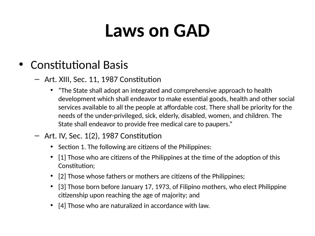 GAD LEGAL MANDATE Gender Sensitivity Training - slide 31 of 87