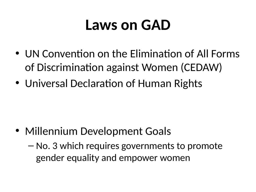 GAD LEGAL MANDATE Gender Sensitivity Training - slide 77 of 87