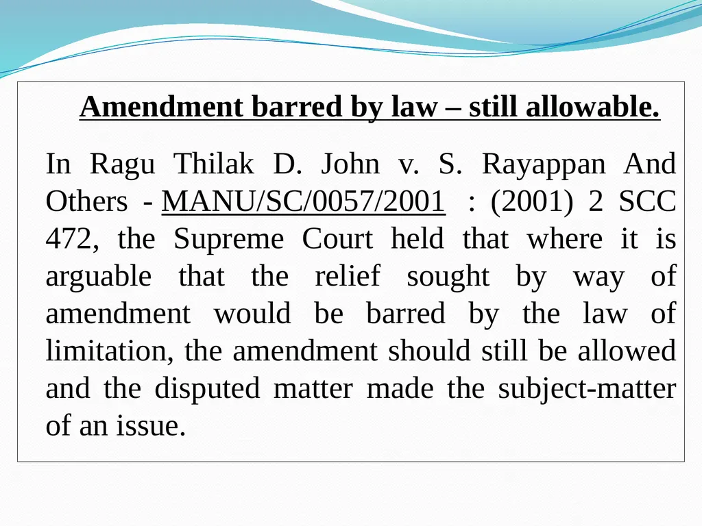 ART OF DRAFTING PLEADINGS Pradeep. K Mittal Past - slide 37 of 58