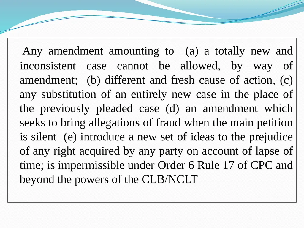 ART OF DRAFTING PLEADINGS Pradeep. K Mittal Past - slide 31 of 58