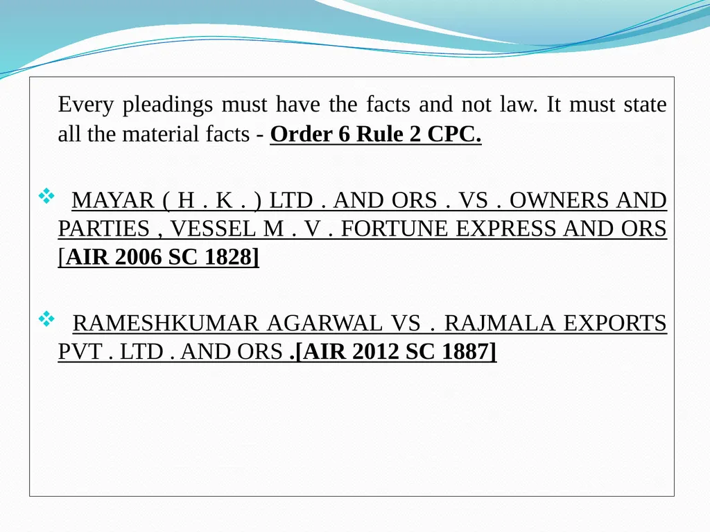 ART OF DRAFTING PLEADINGS Pradeep. K Mittal Past - slide 4 of 58