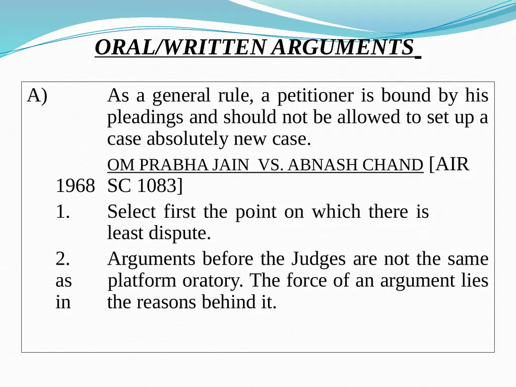 ART OF DRAFTING PLEADINGS Pradeep. K Mittal Past - slide 39 of 58