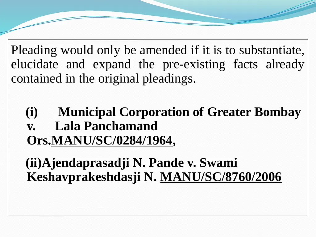 ART OF DRAFTING PLEADINGS Pradeep. K Mittal Past - slide 32 of 58