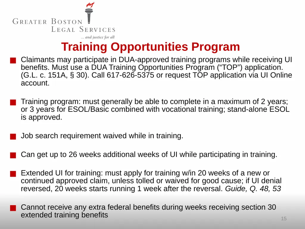 SPRING 2025 Unemployment Insurance Helping - slide 15 of 62