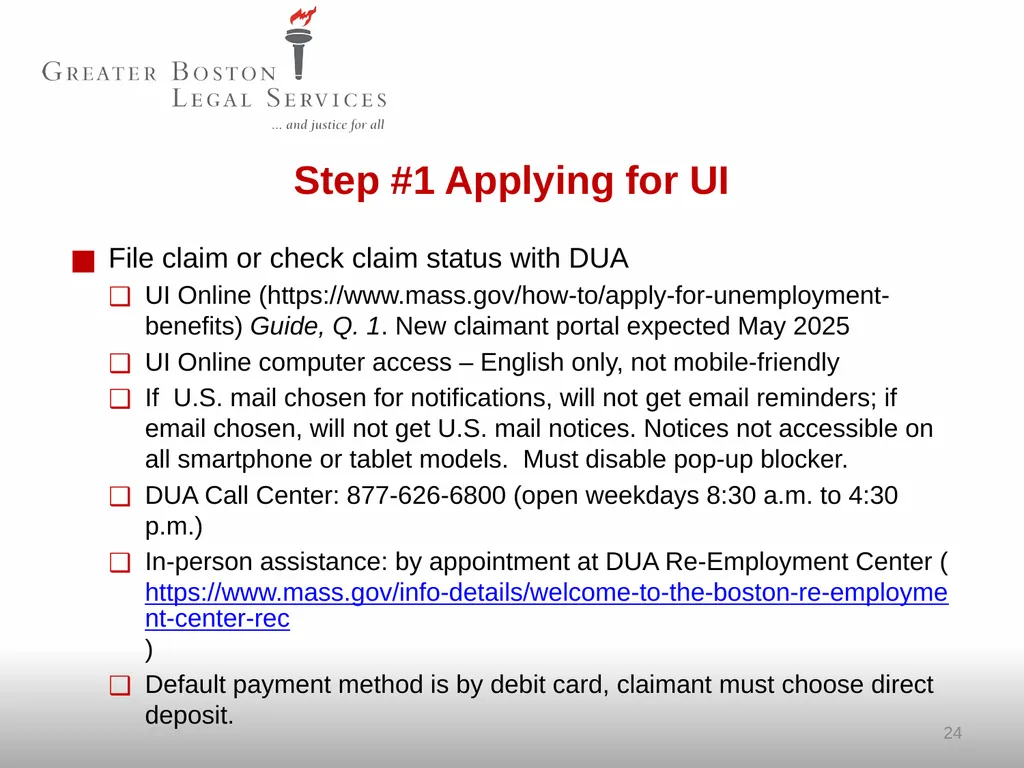 SPRING 2025 Unemployment Insurance Helping - slide 24 of 62