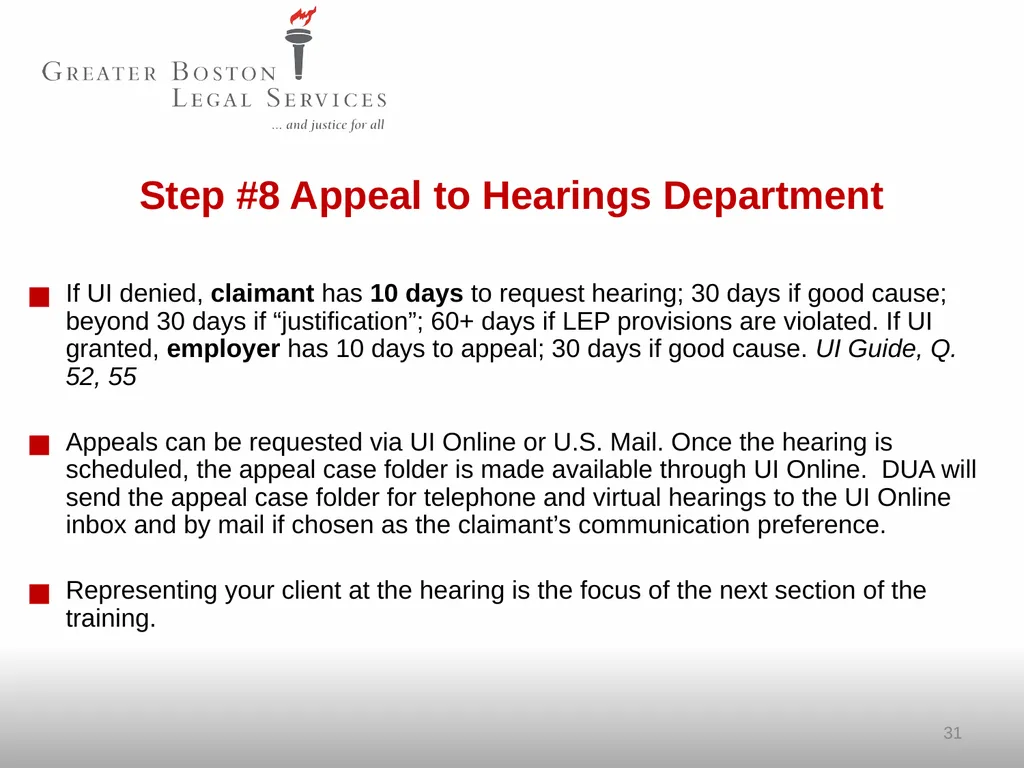 SPRING 2025 Unemployment Insurance Helping - slide 31 of 62