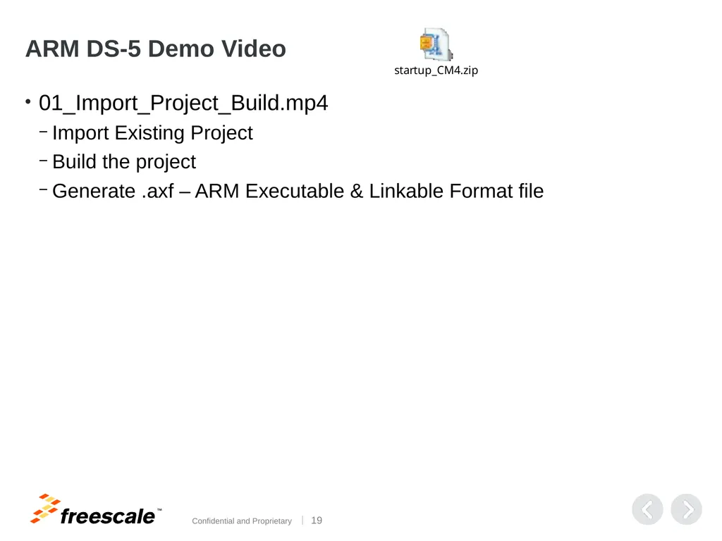 i.MX6SoloX : A9 + M4 Development Environment - slide 19 of 22