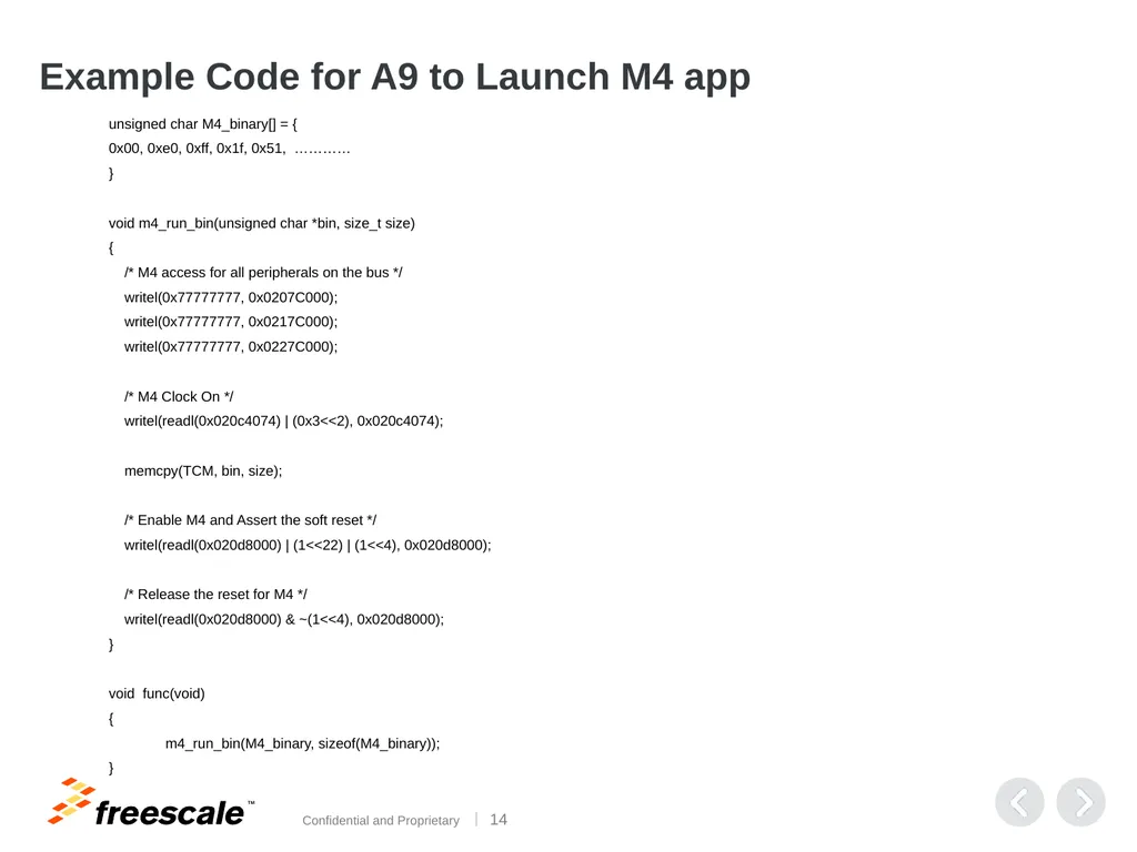 i.MX6SoloX : A9 + M4 Development Environment - slide 14 of 22