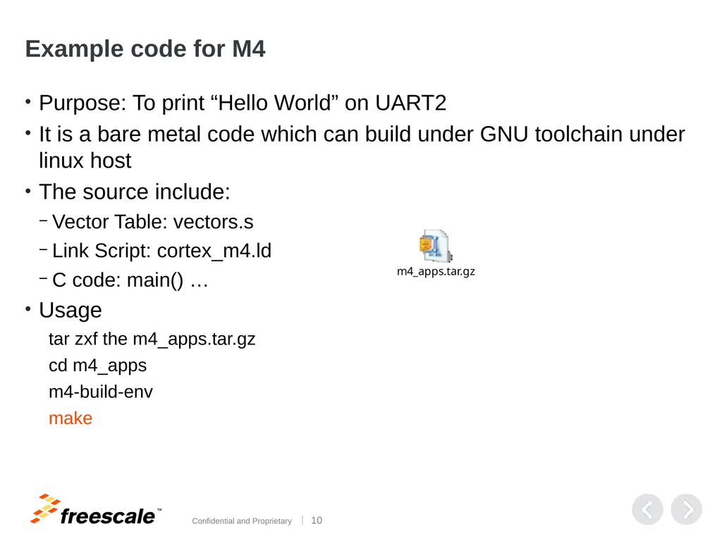i.MX6SoloX : A9 + M4 Development Environment - slide 10 of 22