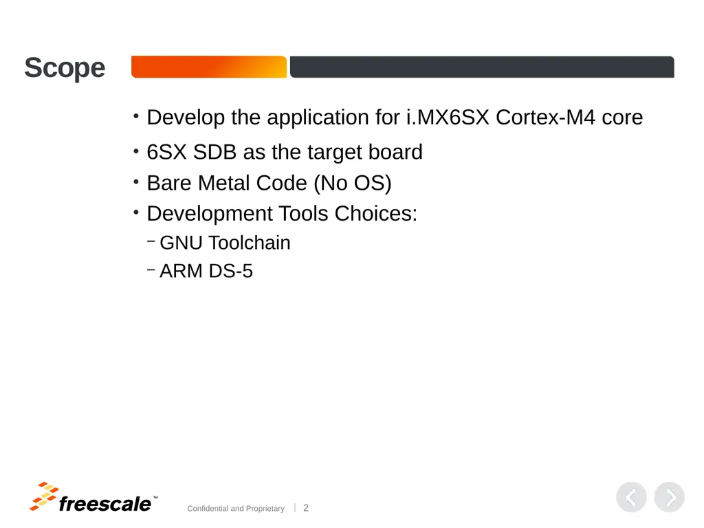 i.MX6SoloX : A9 + M4 Development Environment - slide 2 of 22