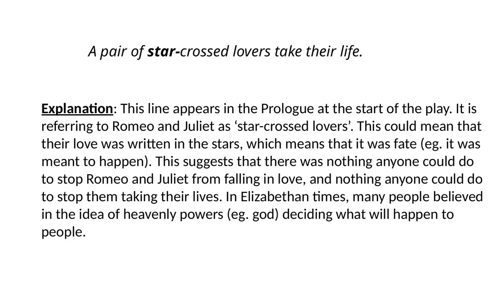 Romeo & Juliet Key Quotes Revision Guide Complete - slide 4 of 21