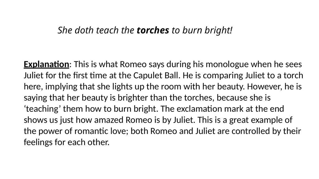 Romeo & Juliet Key Quotes Revision Guide Complete - slide 6 of 21