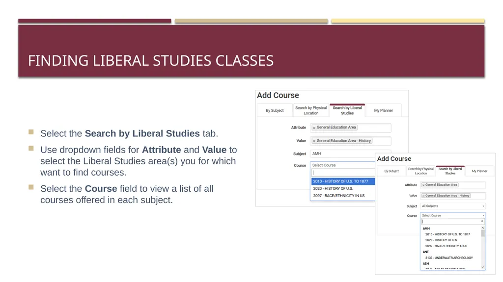 Schedule Assistant Course Registration Tips - slide 8 of 18