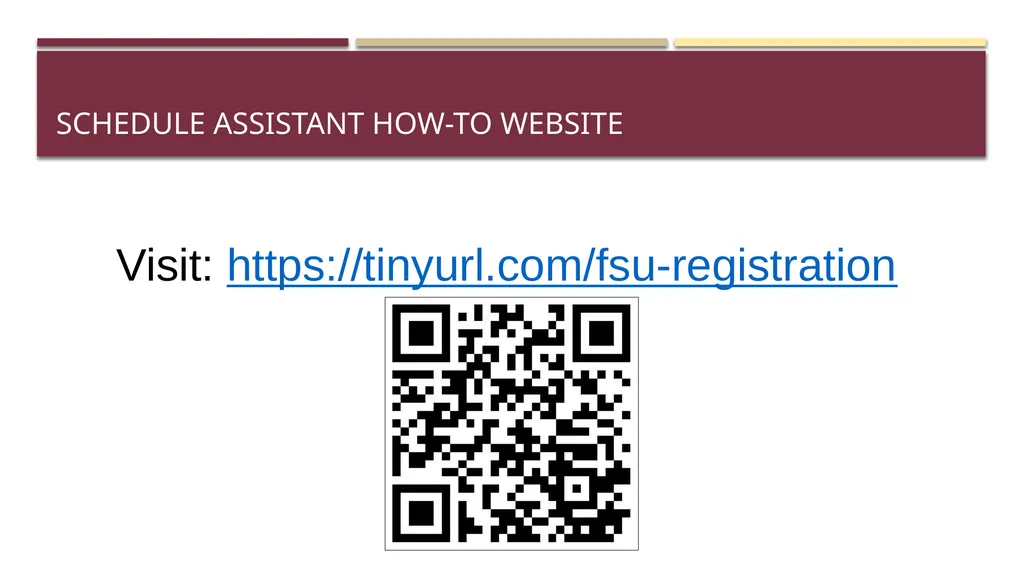Schedule Assistant Course Registration Tips - slide 18 of 18