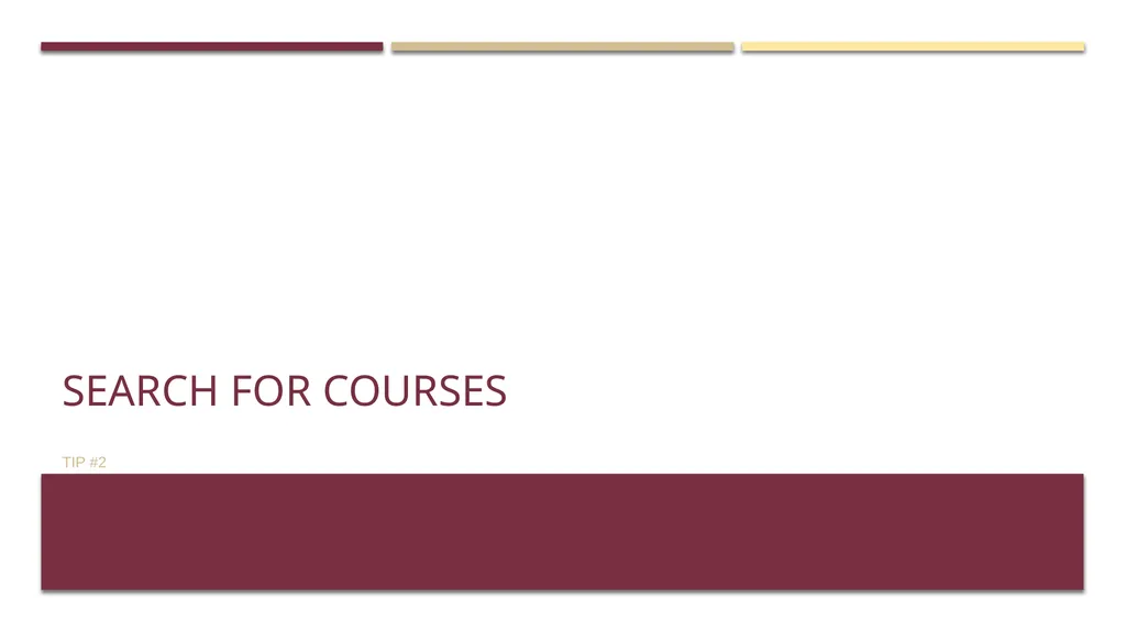 Schedule Assistant Course Registration Tips - slide 6 of 18