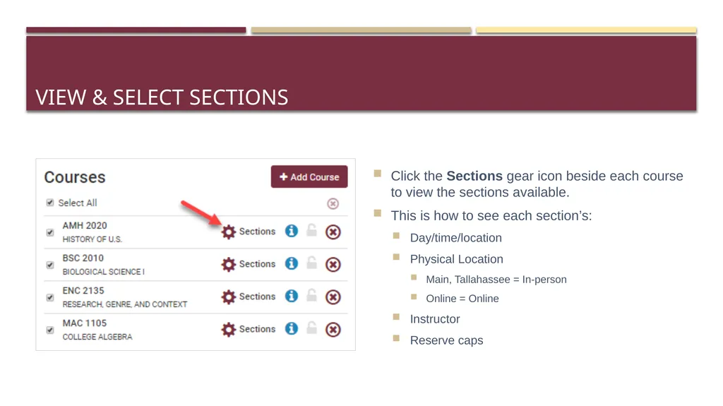 Schedule Assistant Course Registration Tips - slide 11 of 18