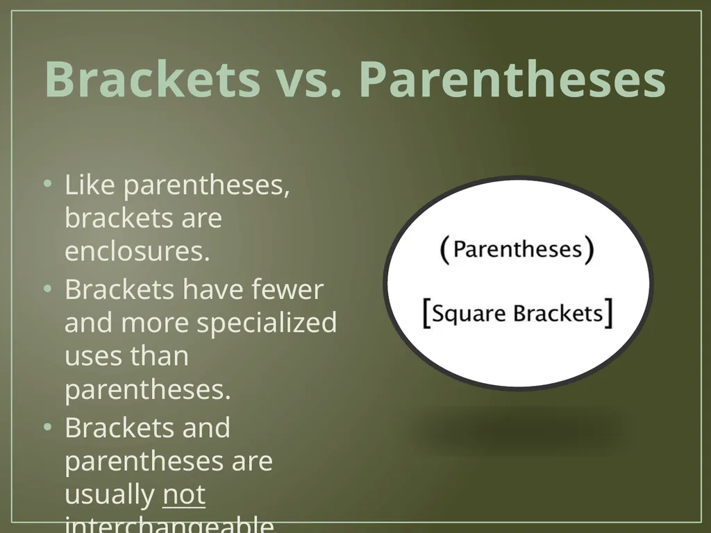 Brackets Created by Ashley Massie April 2012 - slide 2 of 8