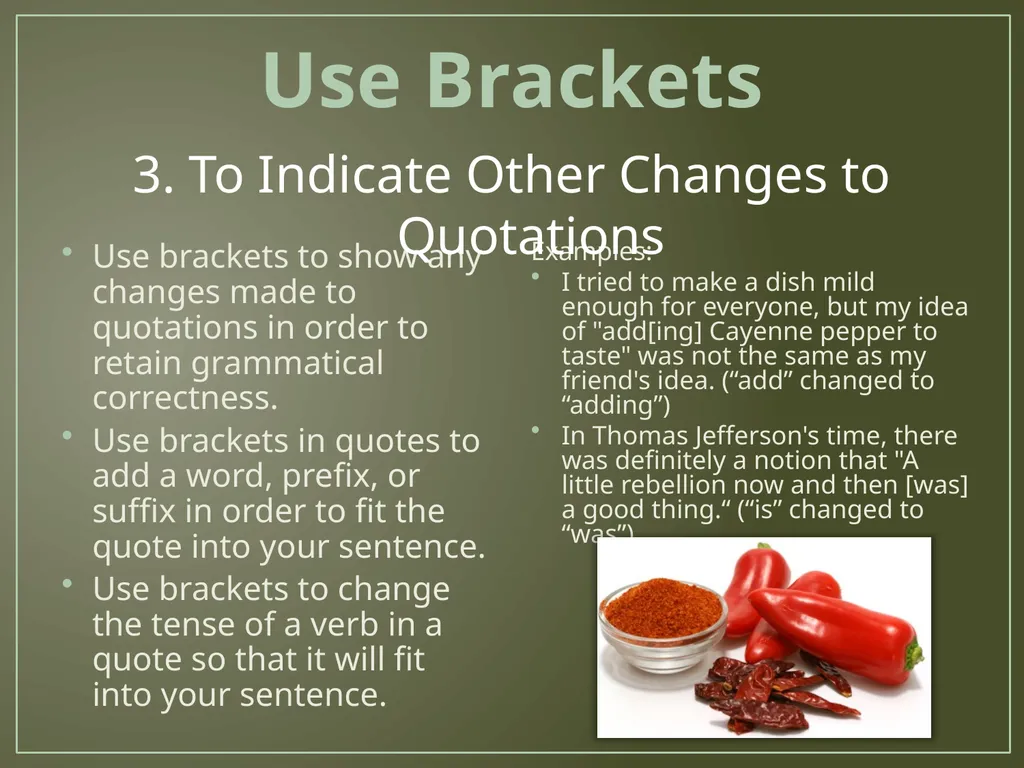 Brackets Created by Ashley Massie April 2012 - slide 5 of 8