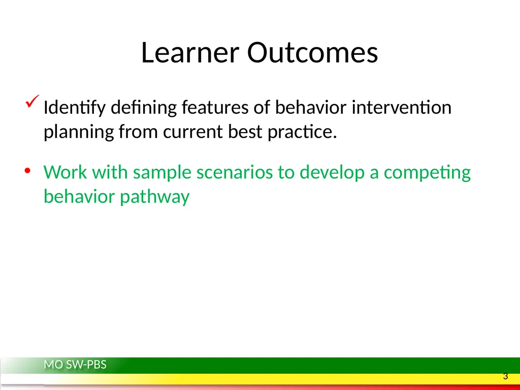Behavior Intervention Plans: Developing a - slide 9 of 26