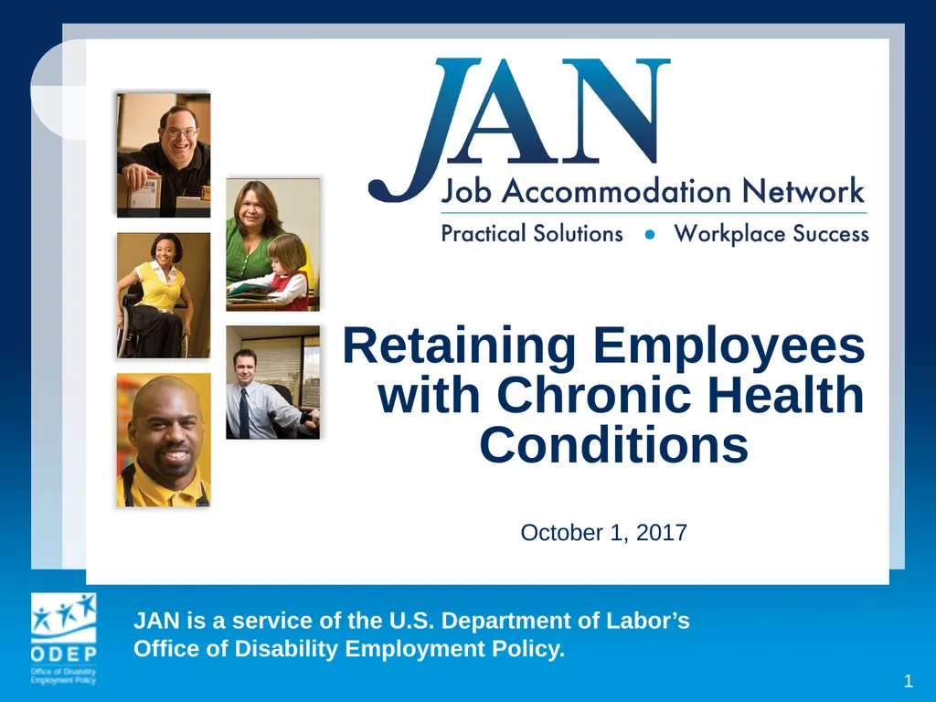 1 Retaining Employees with Chronic Health - slide 1 of 14