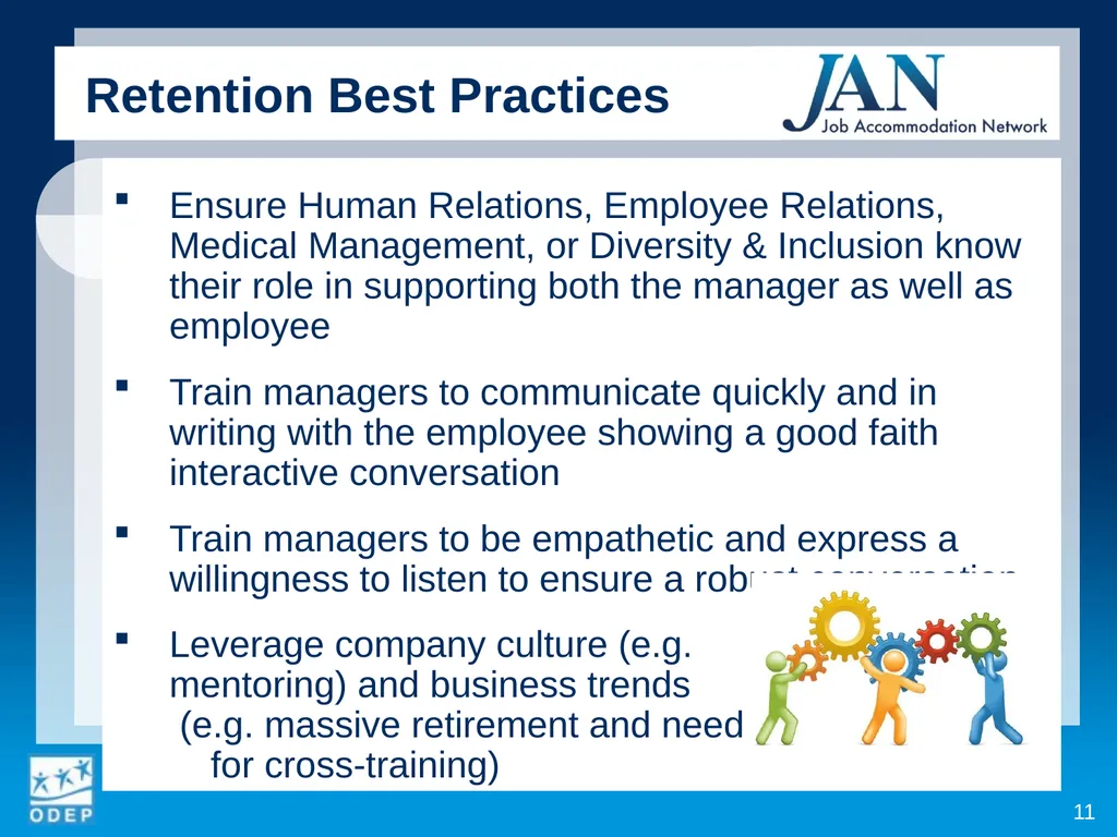 1 Retaining Employees with Chronic Health - slide 11 of 14