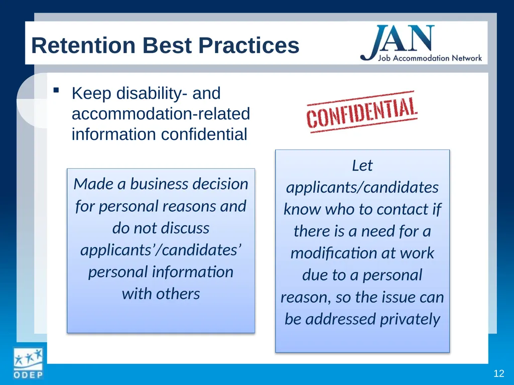 1 Retaining Employees with Chronic Health - slide 12 of 14