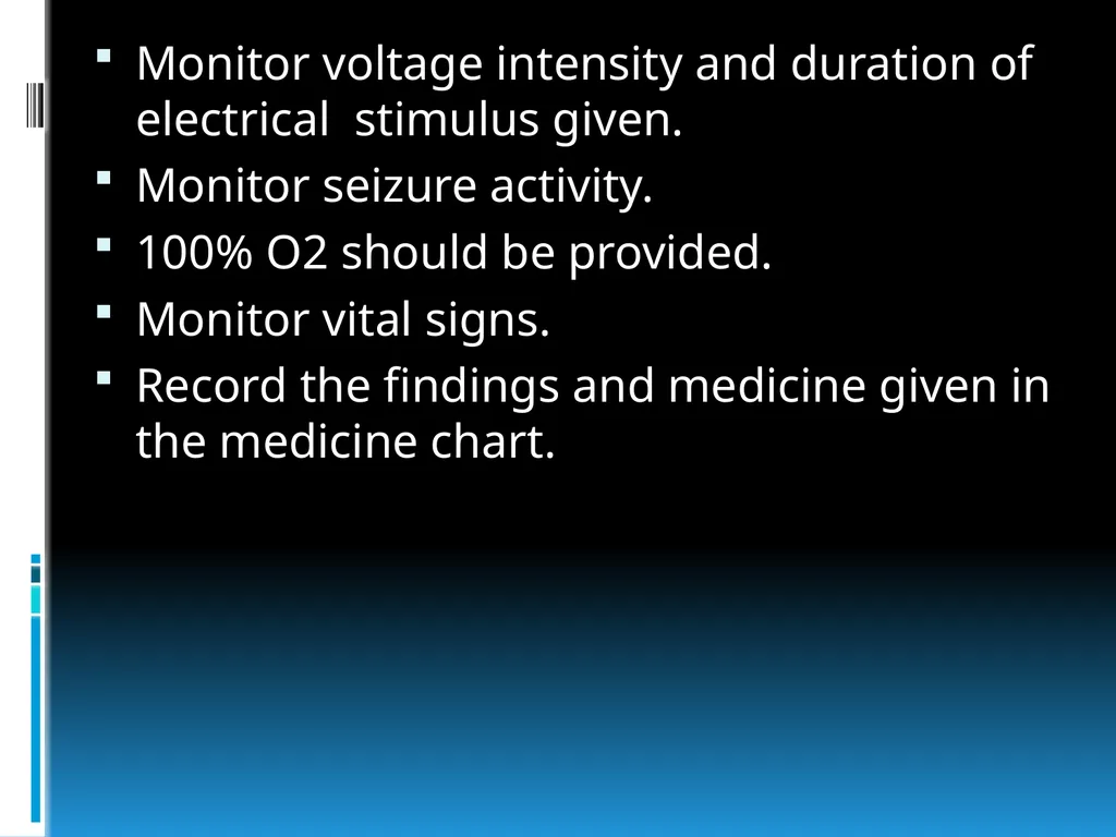 ElECTROCONVULSIVE THERAPY (E.C.T) INTRODUCTION:- - slide 30 of 32