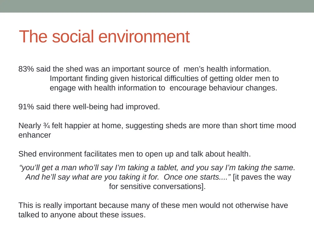 Men’s learning & well-being What do we know about - slide 15 of 22