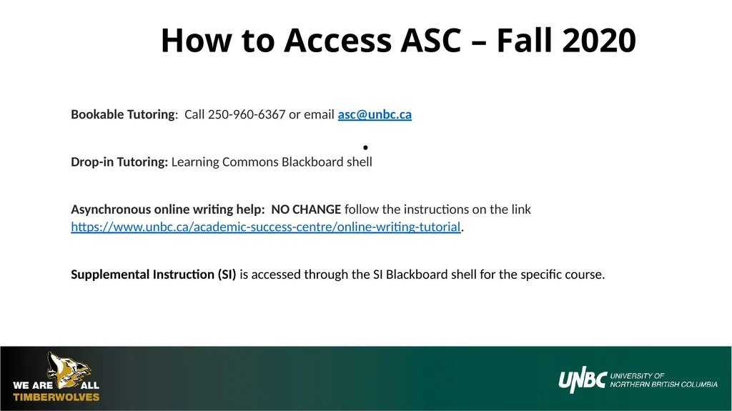 Student Services September 2020 What students can - slide 7 of 8