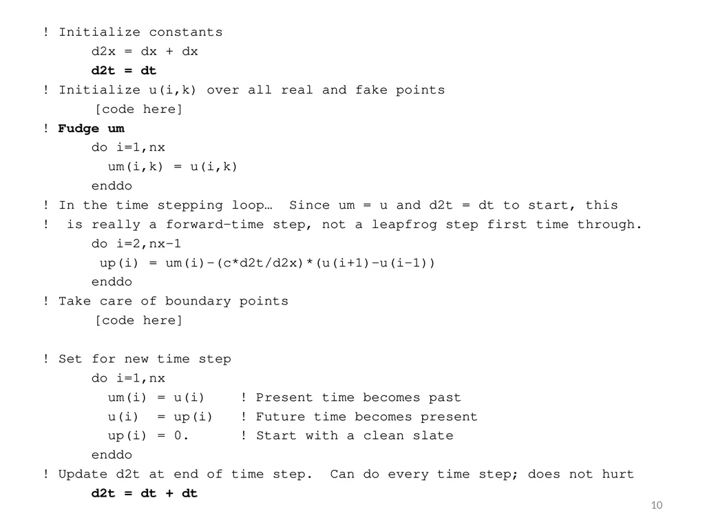 Model Task #0B: Leapfrog (LF) and Runge-Kutta (RK) - slide 10 of 27