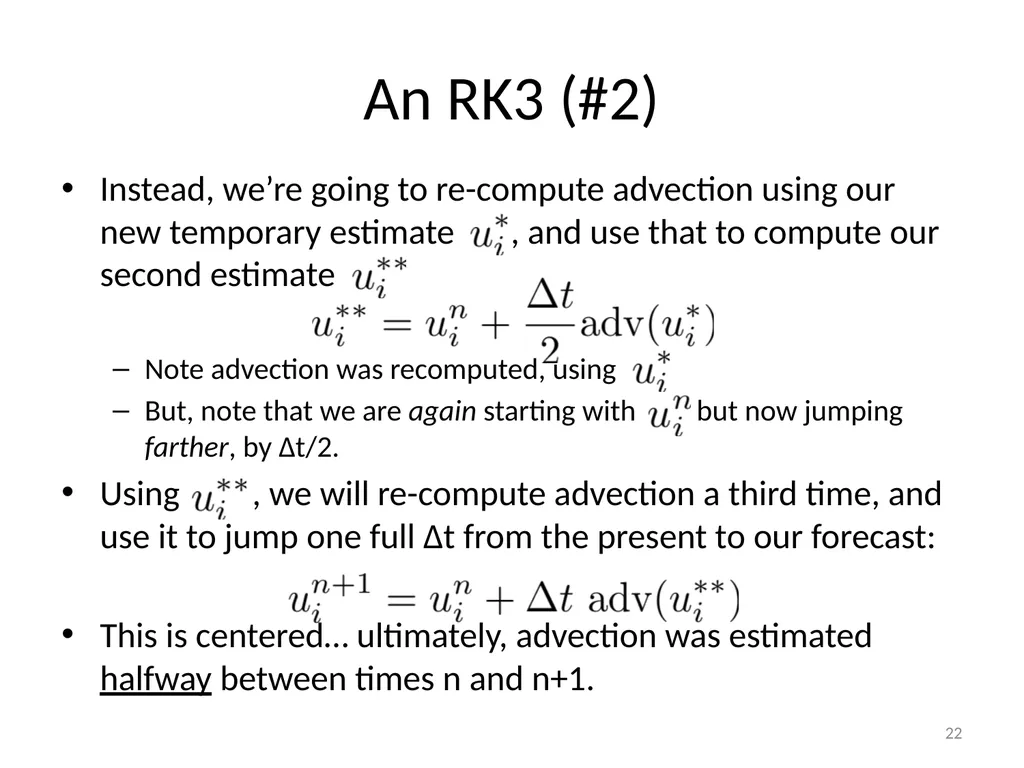 Model Task #0B: Leapfrog (LF) and Runge-Kutta (RK) - slide 22 of 27