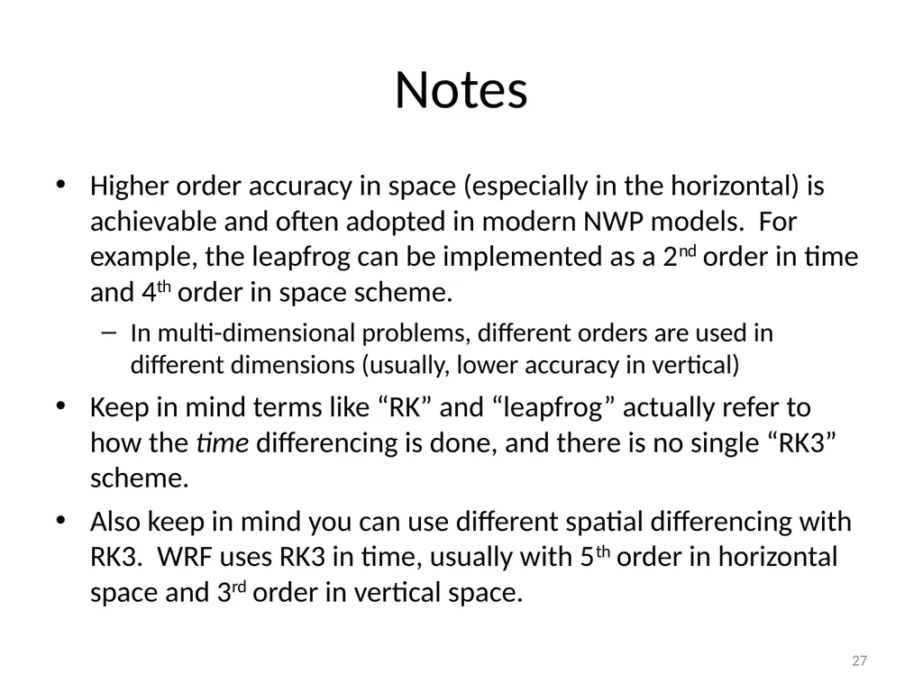 Model Task #0B: Leapfrog (LF) and Runge-Kutta (RK) - slide 27 of 27
