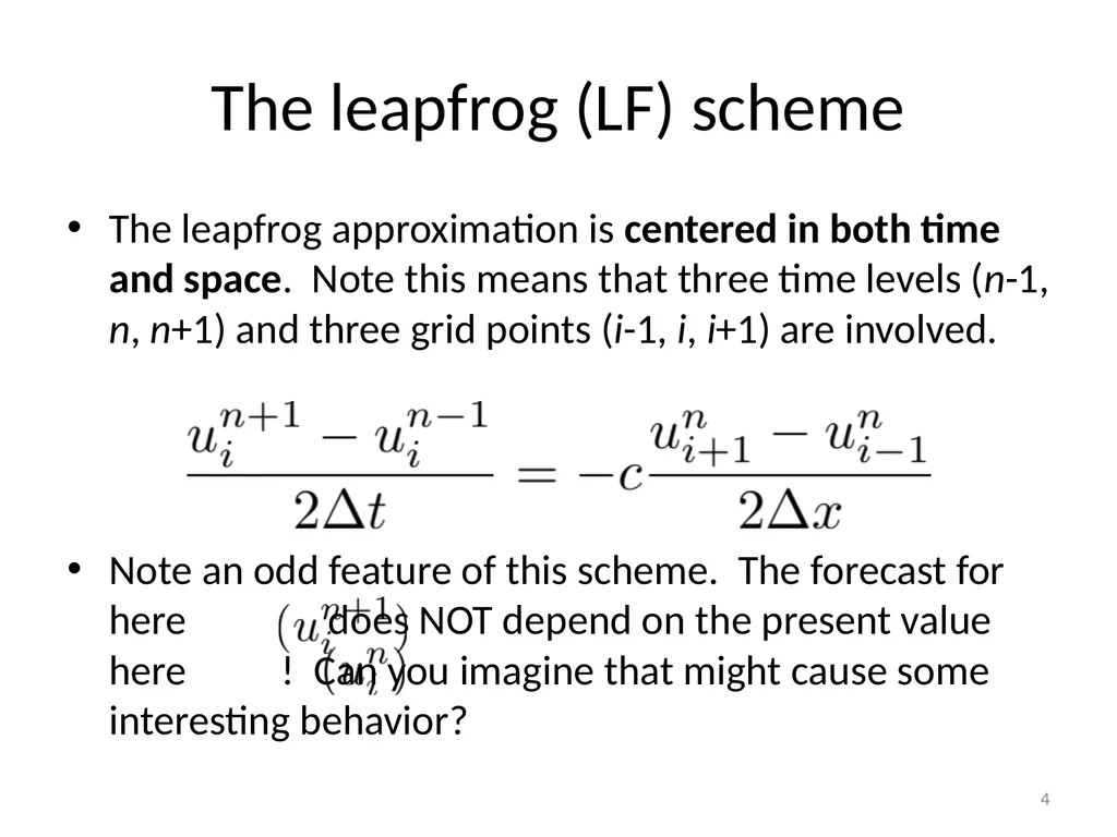 Model Task #0B: Leapfrog (LF) and Runge-Kutta (RK) - slide 4 of 27