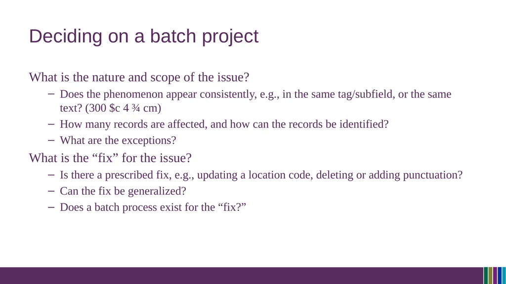 Resource Management Training Session 8 Batch - slide 4 of 30
