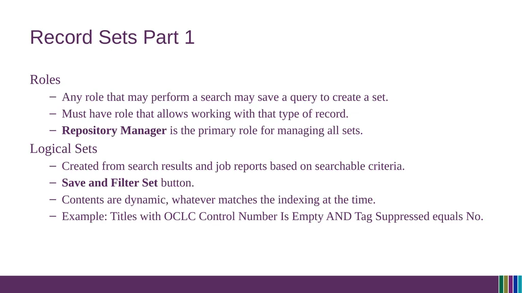 Resource Management Training Session 8 Batch - slide 6 of 30