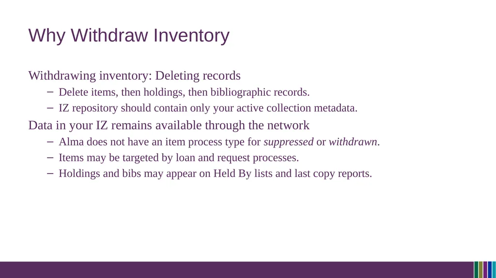 Resource Management Training Session 8 Batch - slide 23 of 30