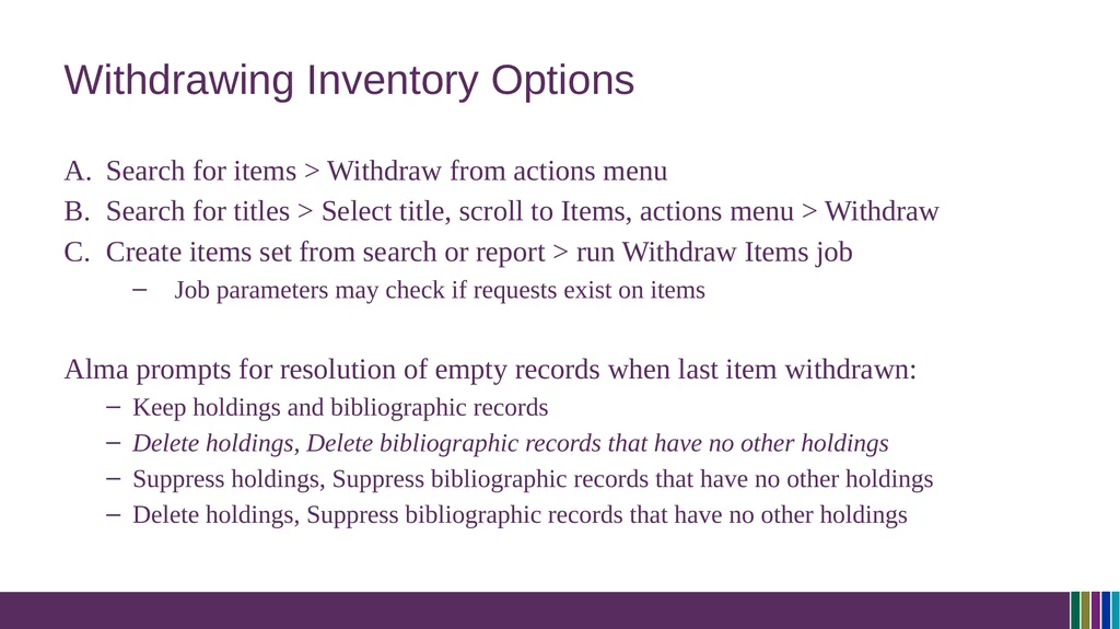 Resource Management Training Session 8 Batch - slide 25 of 30