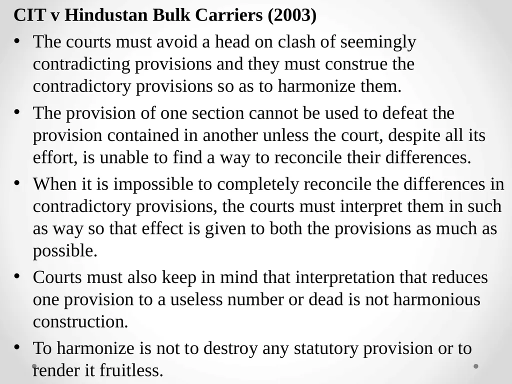 Interpretation Of Statutes -Anusha M V Assistant - slide 49 of 60