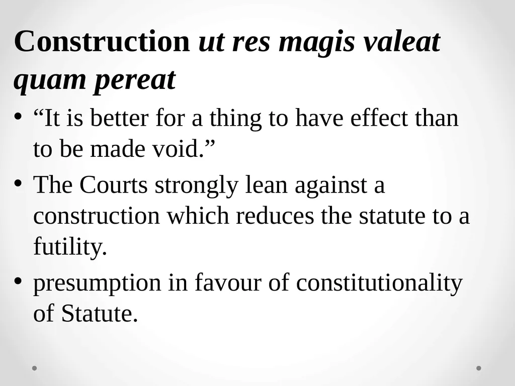 Interpretation Of Statutes -Anusha M V Assistant - slide 24 of 60