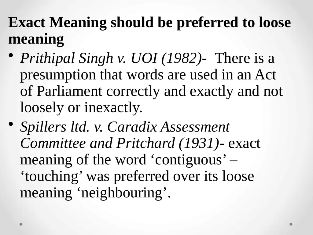 Interpretation Of Statutes -Anusha M V Assistant - slide 19 of 60