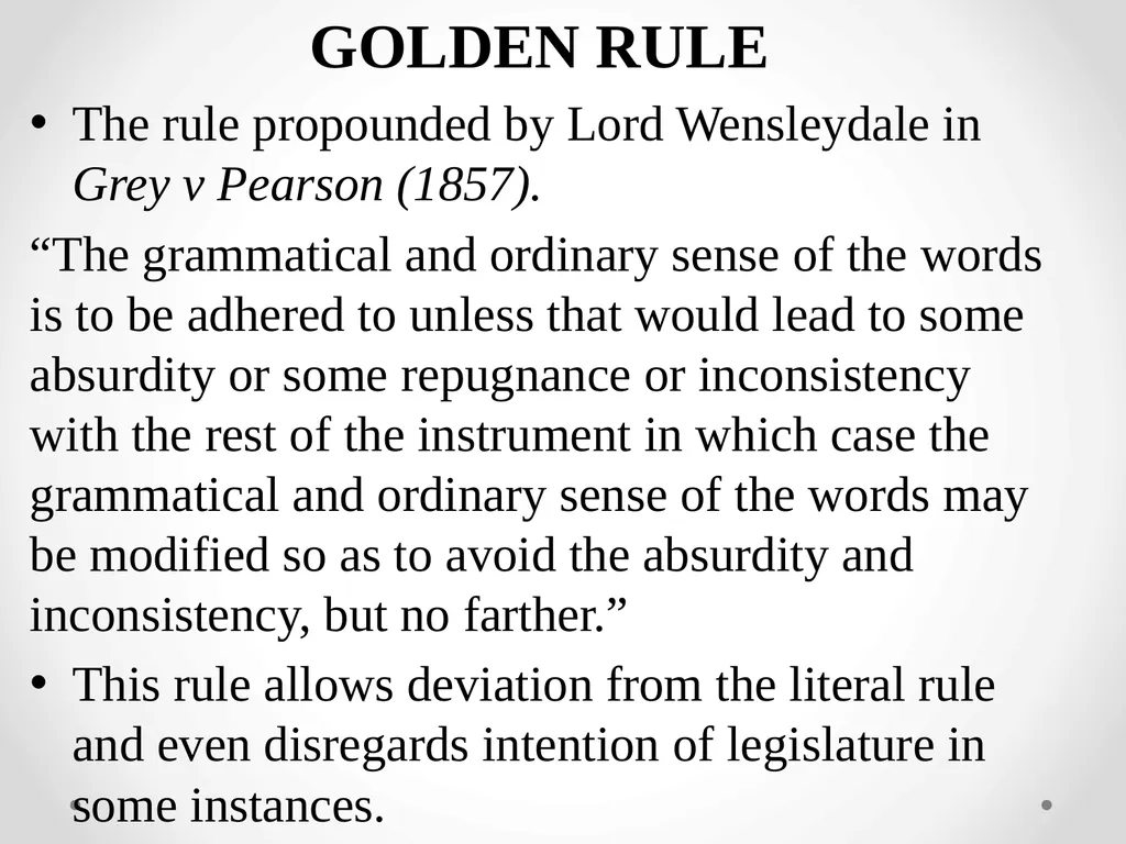 Interpretation Of Statutes -Anusha M V Assistant - slide 30 of 60