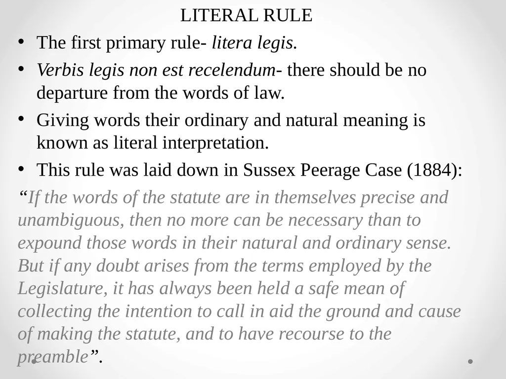 Interpretation Of Statutes -Anusha M V Assistant - slide 13 of 60
