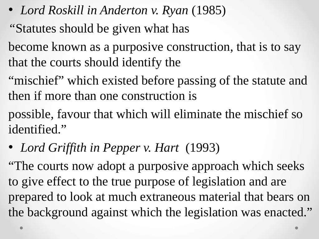 Interpretation Of Statutes -Anusha M V Assistant - slide 40 of 60