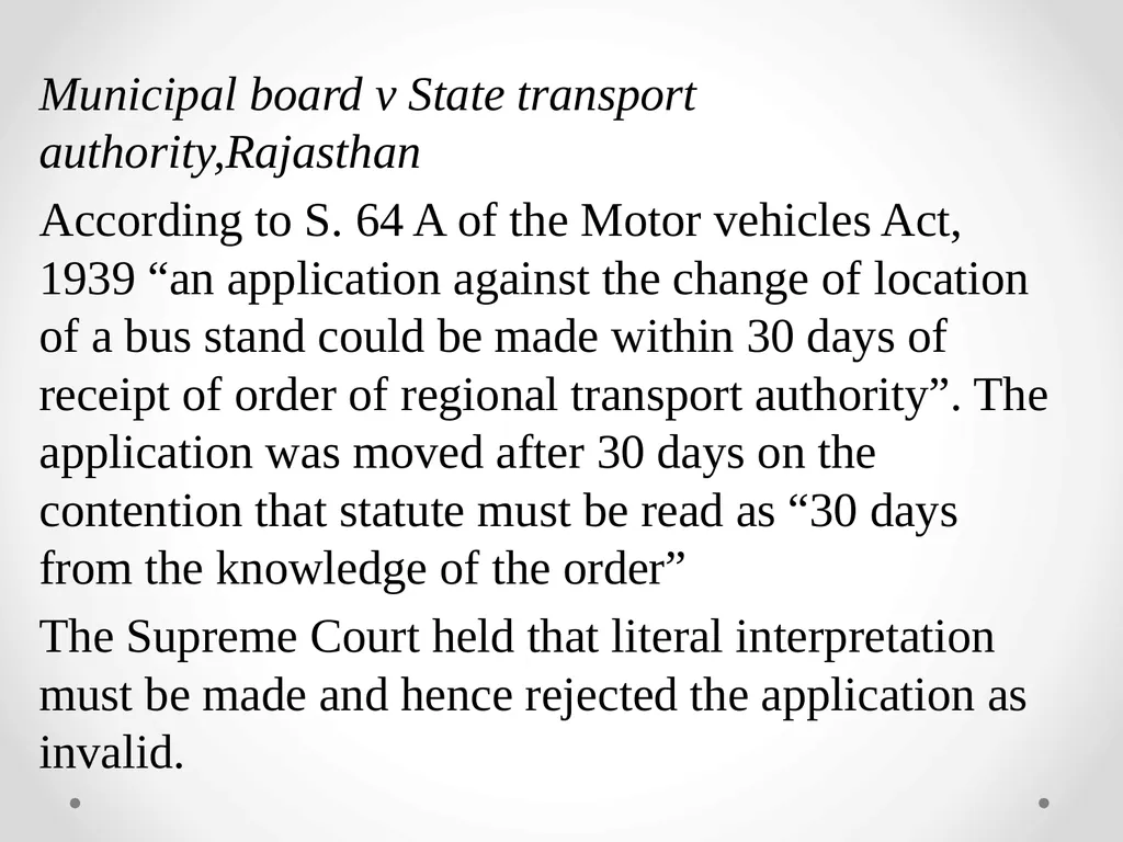 Interpretation Of Statutes -Anusha M V Assistant - slide 16 of 60