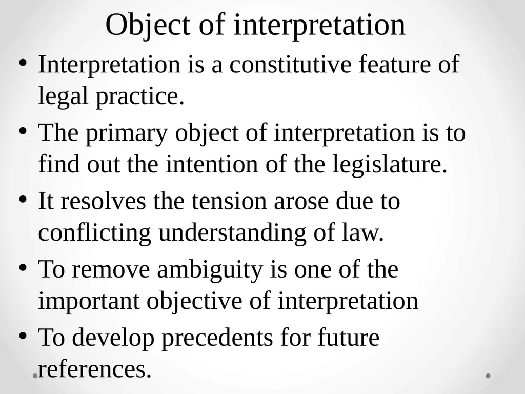 Interpretation Of Statutes -Anusha M V Assistant - slide 10 of 60